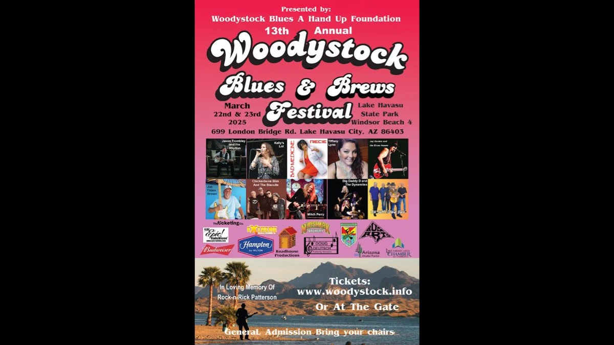 13th Annual Woodystock Blues & Brews Festival Announced