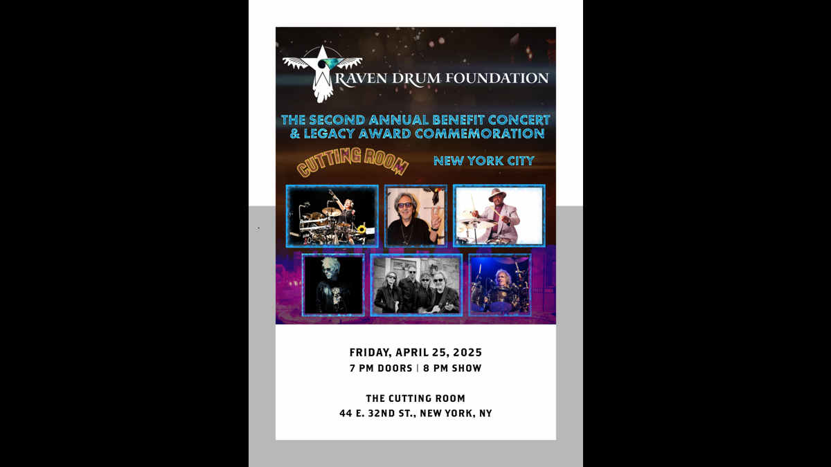 Peter Criss and Def Leppard's Rick Allen Set For Raven Drum Foundation Benefit