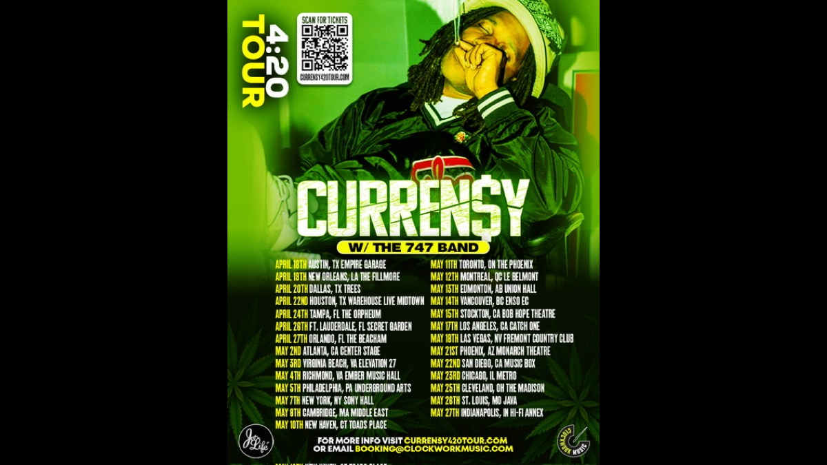 Curren$y Announces '4:20' Tour