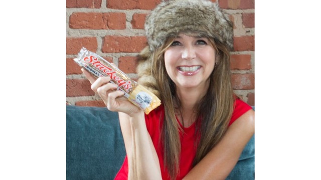 Stephanie Stuckey with Stuckey's Pecan Log Roll (Courtesy of Stephanie Stuckey)